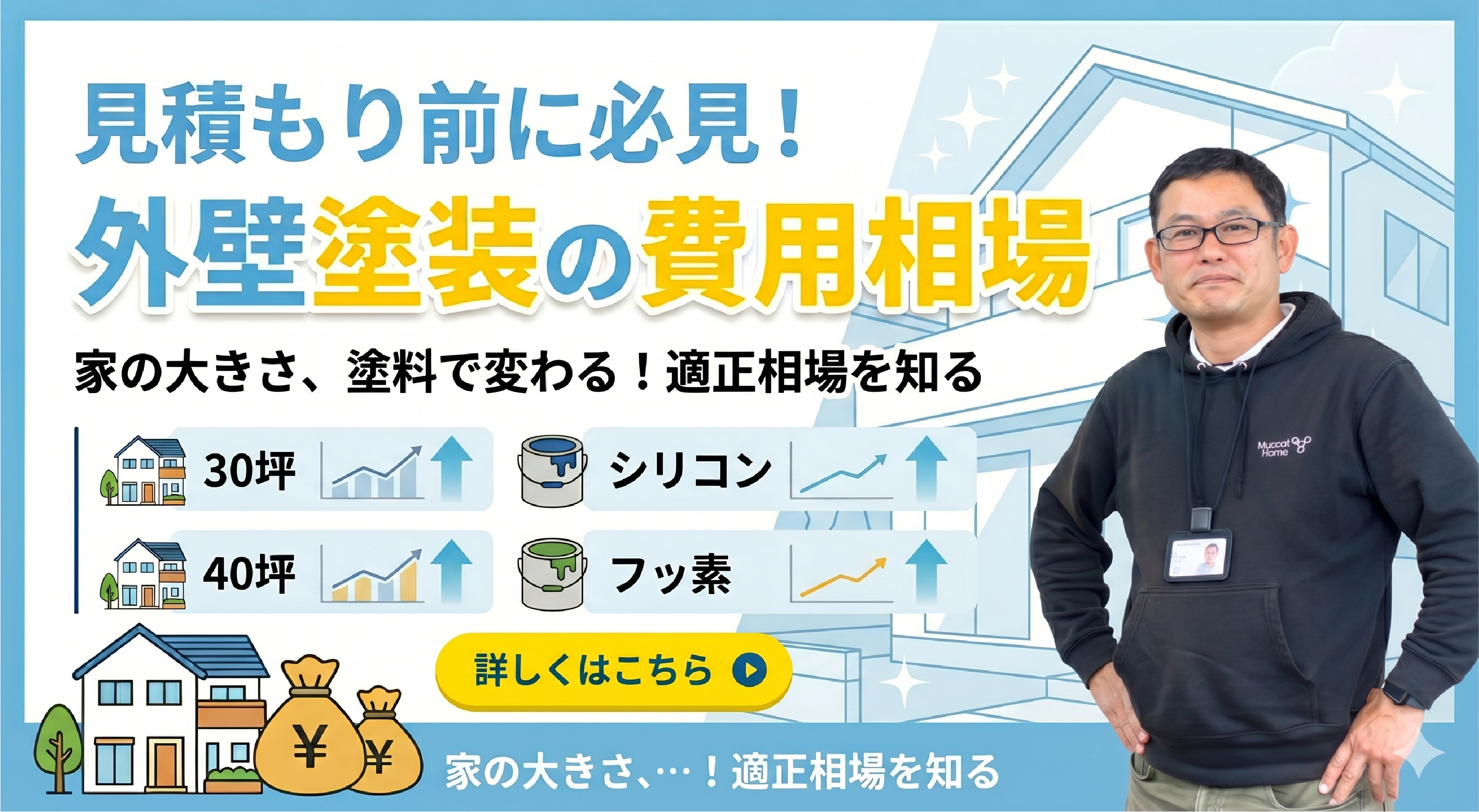 見積もり前に必見！外壁塗装の費用相場