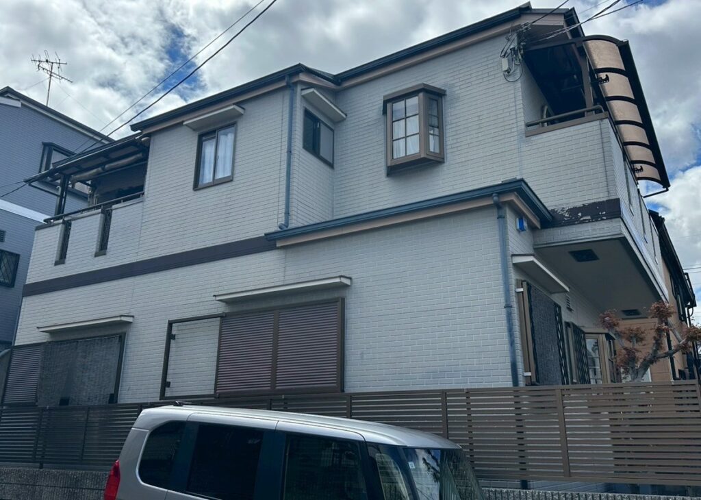 側面外壁 施工前