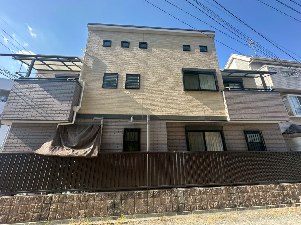 側面外壁 施工前