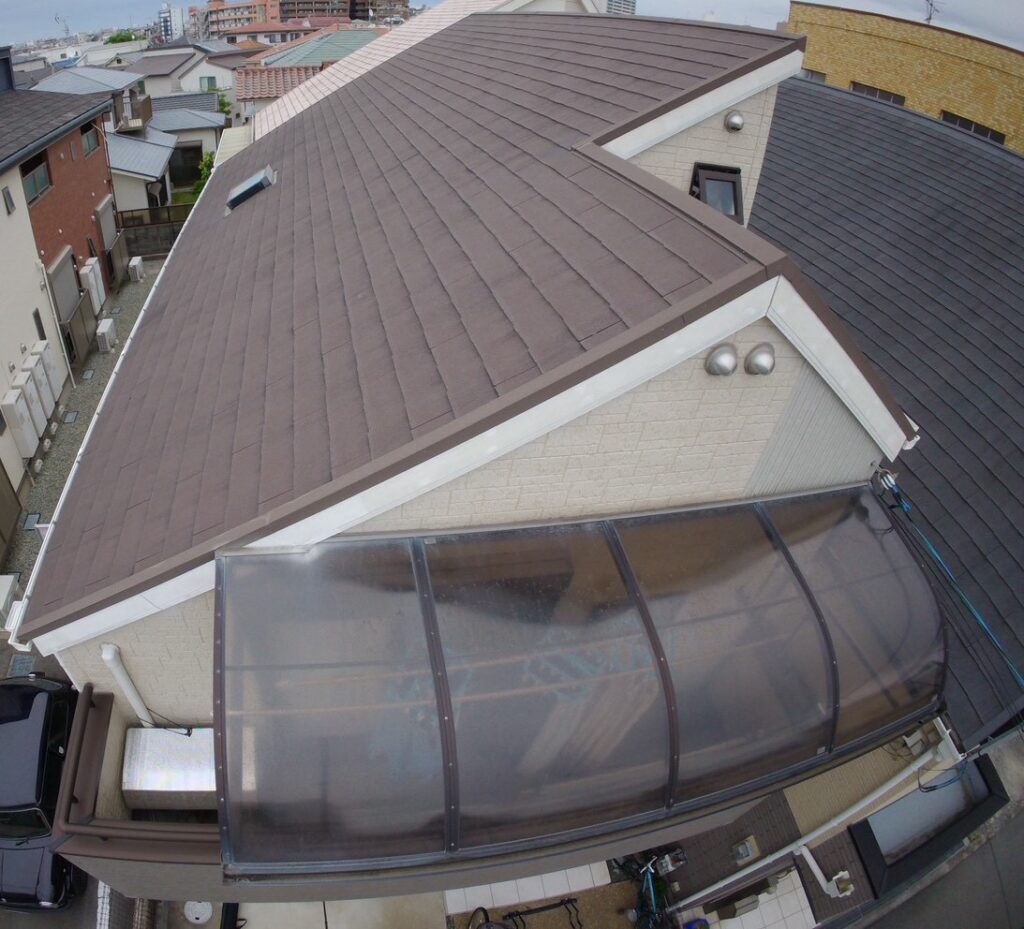 屋根の施工前